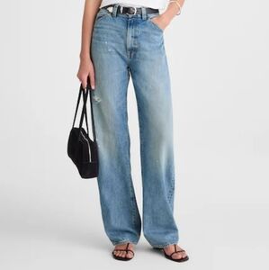 EUC Madewell Size 24P High Rise Blue Balloon Jeans!!